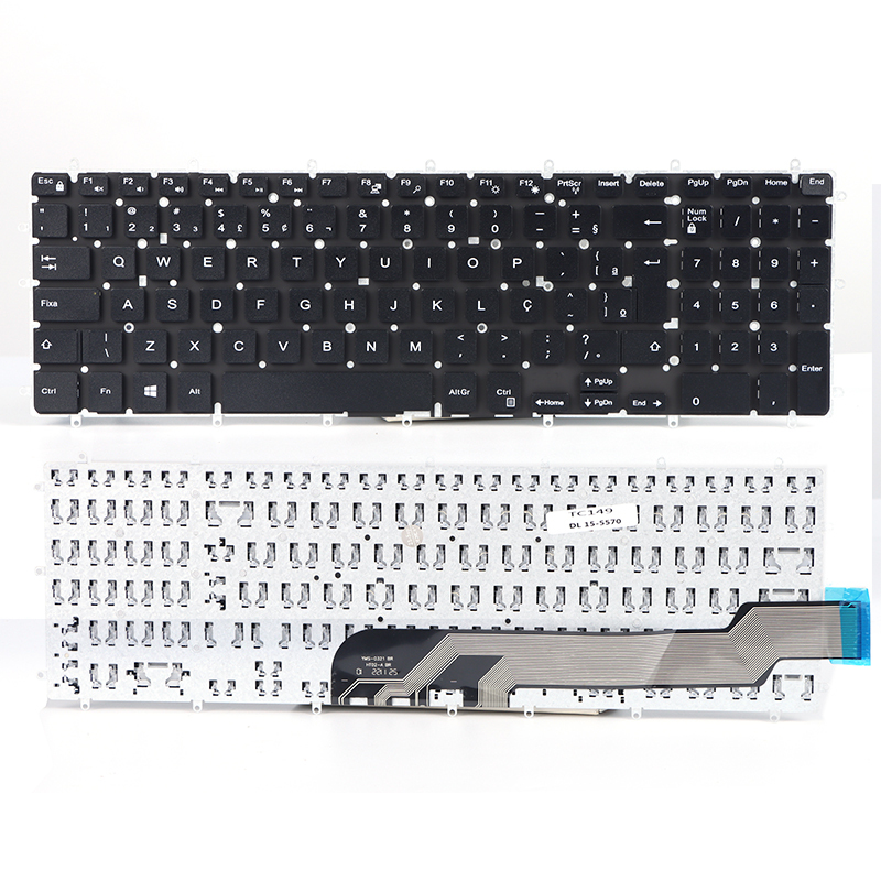 Genuine New Keyboard for <strong>Dell</strong> Inspiron <strong>15</strong>-5565 <strong>15</strong>-5567 <strong>15</strong>-5570 <strong>15</strong>-5575 03NVJK With Frame US UK Replacement <strong>Laptop</strong> Keyboard