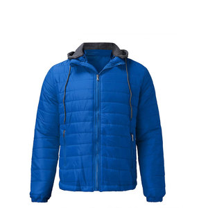 Manteau chaud d'hiver unisexe Manteau en duvet léger et imperméable avec capuche Manteau en duvet à quantité minimale de commande basse avec logo personnalisé - Product Image 3