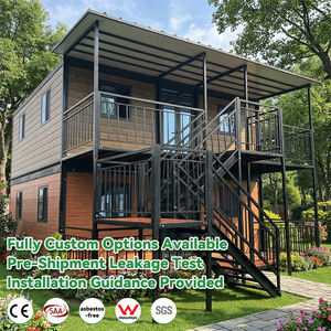 Casa Transportable <span class=keywords><strong>de</strong></span> Dos Pisos con Diseño Personalizado, Casas Prefabricadas Tipo Granny Flat <span class=keywords><strong>de</strong></span> <span class=keywords><strong>2</strong></span> Pisos, Casa Contenedor Pequeña - Product Image 1
