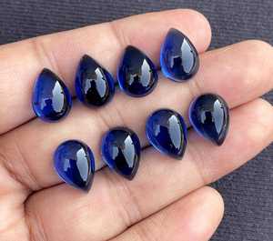 Cabujones de Zafiro Azul, Selección de Piedras Naturales, Alta Calidad Rara, Juego de Colores con Efecto Fuego para Joyería Refinada, Energía Calmante, Atemporal - Product Image 3