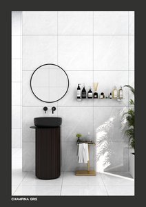 Design moderne 600x600 Carreaux de sol en porcelaine brillante Marbre de luxe Céramique émaillée Salon Carreaux De Sol 60x60 - Product Image 4