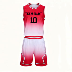 Uniformes de Baloncesto de Poliéster de Alta Calidad al por Mayor, Conjuntos Personalizados Transpirables, Reversibles, de Secado Rápido y Antibacterianos para Adultos - Product Image 6