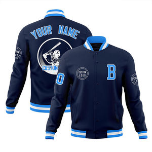 Chaqueta Universitaria de Béisbol Personalizada, Chaqueta Bomber con Letras, Uniforme Deportivo Universitario, Diseña Tu Propio Logotipo Bordado con Nombre - Product Image 1