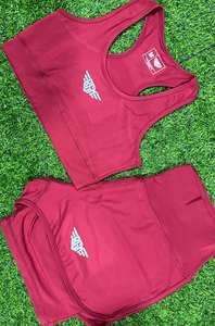 Ensemble de yoga léger personnalisé pour femmes, motif uni, vêtements de fitness, taille élastique pour l'exercice en plein air, faible MOQ, équipement de yoga sans couture - Product Image 4