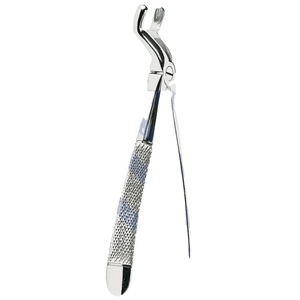 Instrumentos quirúrgicos dentales CE Manual de terceros molares superiores No.67 1/2L fórceps izquierda patrón inglés acero inoxidable - Product Image 1