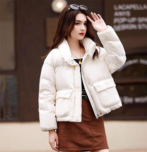 New Arrival <b>Women's</b> <b>Winter</b> <b>Coat</b> Warm Drawstring <b>Padded</b> Parka Mandarin Collar Zipper Korean Casual Streetwear Knitted Canvas - Product Image 5