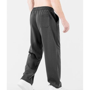 Pantalon de jogging léger pour homme, respirant, séchage rapide, anti-froissement, écologique, fermeture à cordon, décontracté, en coton - Product Image 3
