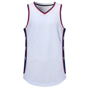 Conçu sur mesure adulte unisexe maillot de basket-ball sans manches ensemble respirant transfert de chaleur imprimé logo plaine basket-ball entraînement - Product Image 3