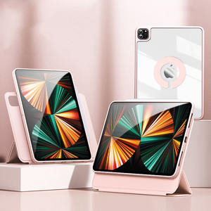 Cover per <span class=keywords><strong>iPad</strong></span> di design di fabbrica per <span class=keywords><strong>iPad</strong></span> 2021 cover posteriore trasparente 720 ruota smart cover magnetica con portamatite per <span class=keywords><strong>iPad</strong></span> Pro 11 2021 - Product Image 3