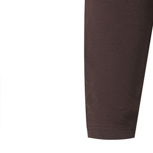 OEM Chemise à manches longues à la mode avec logo personnalisé Emboss Cotton Simple Casual Solid Color T-Shirt For Men's - Product Image 4