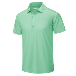 Camiseta Deportiva Polo de Algodón, Poliéster y Spandex, de Secado Rápido y Transpirable, para Hombre - Product Image 1