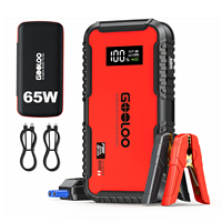 GOOLOO GT3000 Démarreur de secours haute puissance 3000 ampères 12V pour camion, kits de démarrage automobile, banques d'alimentation, affichage numérique, lumière LED, IP65