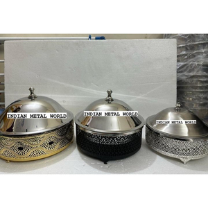 Restaurant Cuisine De Table Fournitures Alimentaires Traiteur Servir Chaffing Dish Pour La Fête De Mariage Vaisselle Décoratif Chaffing Dish - Product Image 6