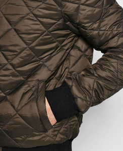 Blouson aviateur biker décontracté de vol véritable marron pour homme - Product Image 6