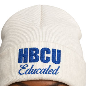 Gorro de acrílico con bordado de chenilla Zeta Phi Beta para personas blancas con educación HBCU, de la hermandad griega Divine Nine, ideal como regalo y para la playa - Product Image 4