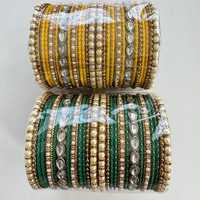 Mode pakistanaise et indienne, vêtements de la culture punjabi, ensembles de bracelets brillants pour mariée, meilleure qualité, ensemble de bracelets en métal pour femmes