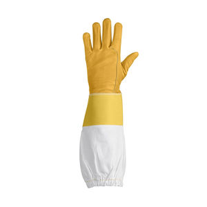 2025 gants d'apiculture à 3 couches les plus vendus avec poignées Protection en cuir respirant de haute qualité Options ODM et OEM - Product Image 5