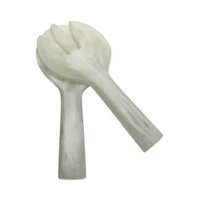 Cena Cuchara de ensalada de resina Servidores de ensalada de mango largo Disponible Juego de 2 piezas 9 pulgadas al mejor precio - Product Image 6