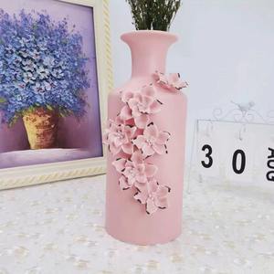 Vases à fleurs roses les plus mignons ensemble de deux pièces cadeaux d'anniversaire luxueux pour sa mère - Product Image 5