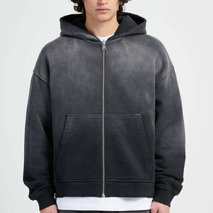 Sudadera con Capucha de Felpa Francesa Gruesa de 580 g/m², Estilo Urbano Desgastado, Premium Vintage, de Algodón Grueso - Product Image 3