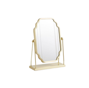 Top Quality Luxury Table Top <b>Mirror</b> Golden Decorative <b>Desktop</b> <b>Mirror</b> for Living Room Bedroom and Kitchen Vanity Decoration - Product Image 3