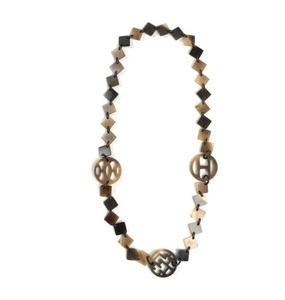 Collar de Cuerno Auténtico Hecho de Cuerno de Búfalo Real, Joyería de Diseño Antiguo, Colores Naturales en Venta, Producto de la India, Precio - Product Image 2