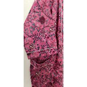 Vestido de Playa Vintage de Talla Grande, 100% Algodón, Estampado Floral, Suave y Cómodo, Largo hasta la Rodilla, Estilo Bata, para Verano - Product Image 2