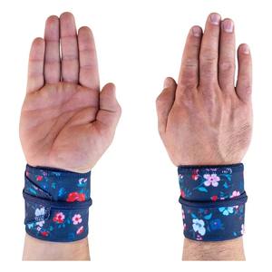 Bandes de poignet ajustables avec logo personnalisé pour la musculation, la remise en forme, l'haltérophilie, la musculation, la compression, l'élasticité, accessoires de gym - Product Image 6