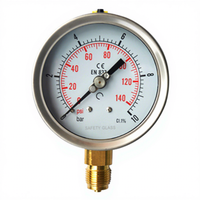 Manometer Oil Pressure Gauge psi and bar EN837-1