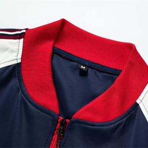 Nouveaux vêtements de sport de printemps et d'automne pour hommes Combinaison de survêtement 2 pièces avec veste et pantalon imprimés pour le jogging Combinaison de sport d'hiver - Product Image 3