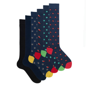 Chaussettes pour homme, lot de 6 paires, boîte cadeau, blanches, pour le travail, le sport, le quotidien, confortables, chaudes, en coton, élasthanne, polyester, pour l'hiver - Product Image 6