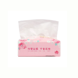 Sacs à fond carré en plastique PE imprimés et personnalisés de haute qualité fournisseur OEM vietnamien durable pour l'emballage de mouchoirs en papier - Product Image 1