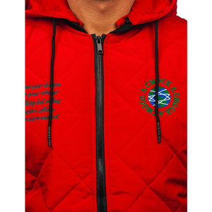 Hot Selling Custom Solid Colors Baseball Quilted <b>Jacket</b> for Men's New Winter Collection 2023 - Product Image 4
