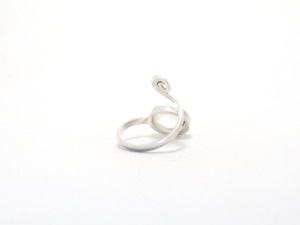 Precioso anillo de cuarzo de cristal clásico de Plata de Ley 925, diseñador en espiral de moda, joyería de ajuste inspirada en fiesta ecológica - Product Image 6