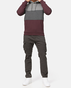 Sweats à capuche pour hommes en coton trois couleurs de haute qualité avec logo personnalisé surdimensionné et poids lourd - Product Image 1