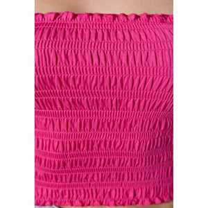 Blusa Corta para Mujer Académica, Diseño sin Tirantes con Pliegues, Estampado Floral a Cuadros, Tejido de Seda, Larga o Corta, Talla XL, Informal, con Encaje, Lisa, Teñida, Ajustada - Product Image 5