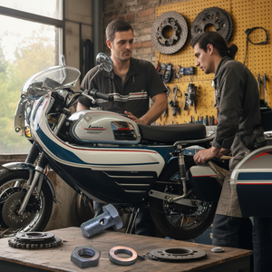 แคลมป์สายเบรกหลัง Lambretta D+ LD+ E+ F+ LI+ TV+ SX+ DL+ J สำหรับระบบเบรกมอเตอร์ไซค์ - Product Image 3