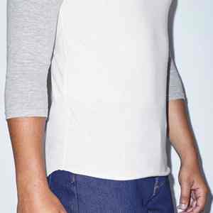 Fashion <b>raglan</b> sleeve <b>t</b> <b>shirt</b> cotton stretch material plain and printed options available ideal for gym casual and sports wear - Product Image 6