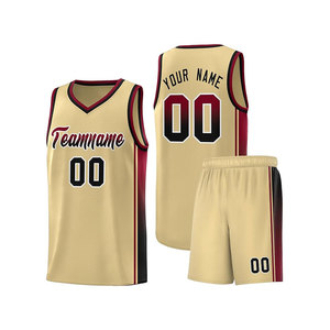 Vêtements de basket-ball personnalisés pour hommes, maillot de basket-ball respirant imprimé à séchage rapide, ensemble d'uniformes de football pour enfants - Product Image 3