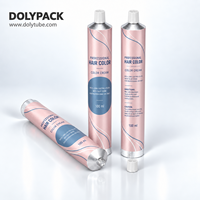 Emballage en tube pliable en aluminium fin personnalisé D30 D32 pour crème, lotion, soins de la peau, soins capillaires, crème colorante, pâte, lotion
