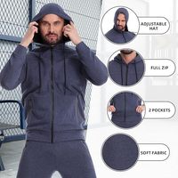 Survêtement tendance léger d'hiver imprimé couleur personnalisée 100% coton / Survêtement sportif de marque de haute qualité