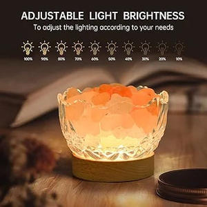 Mát sương mù Himalaya pha lê muối đá đá siêu âm hương thơm khuếch tán Himalaya hồng Muối đèn tinh dầu khuếch tán - Product Image 4