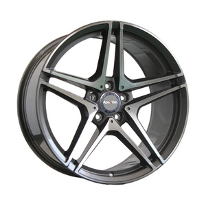 Jantes forgées de 18 à 22 pouces pour <span class=keywords><strong>Audi</strong></span> <span class=keywords><strong>A3</strong></span> S3, jantes argentées à 5 branches en forme de V, jantes en alliage après-vente 5x112 centrées sur le moyeu pour S-Line Quattro - Product Image 4