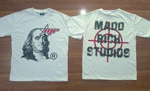 Vente en gros de vêtements de rue personnalisés T-shirt sur mesure en coton épais de grande taille imprimé vintage surdimensionné pour hommes - Product Image 6