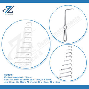 KOCHER 20cm Langenbeck Retractor Básico de Acero Inoxidable Manual Instrumento Quirúrgico Hecho A Mano en Pakistán 55X11mm - Product Image 4