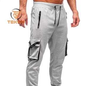 Pantalon de survêtement décontracté pour homme Ceinture élastique GSM de haute qualité Polaire éponge française Logo personnalisé Droite Taille personnalisable Sweat - Product Image 2