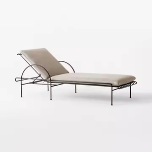 Modern Classic Wooden Lounge <b>Chair</b> for <b>Outdoor</b> Living Spaces Comfortable <b>Recline</b> with Elegant Slatted Style for Patio or Lawn - Product Image 1