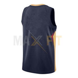 เสื้อกล้ามบาสเก็ตบอลออกแบบได้ตามต้องการพร้อมโลโก้เสื้อบาสเก็ตบอล - Product Image 2