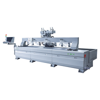 Machine de fraisage, perçage et chanfreinage multifonctionnelle trois axes JUNDE JD-MC4 pour trous latéraux de portes, armoires murales et emplacements de poignées et de charnières
