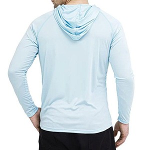 Vêtement de pêche à manches longues à séchage rapide personnalisé par sublimation, avec capuche, protection solaire UV, chemise de pêche - Product Image 4